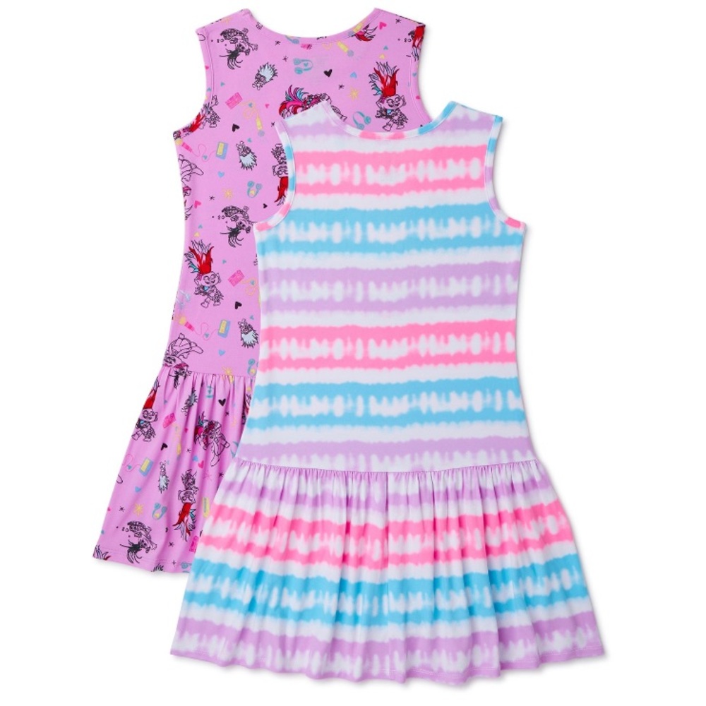 Dreamworks Trolls cute pink soft dresses 2164 - Picture 2 of 9